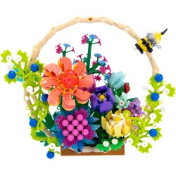 Nice Mattoncini – Bouquet di Primavera di Fiori con Ape e Coccinella