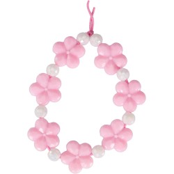 Nice Group - Perline ABC Flower Bouquet, Kit da 500 Perline colorate e multiformi