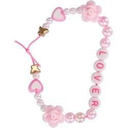 Nice Group - Perline ABC Flower Bouquet, Kit da 500 Perline colorate e multiformi