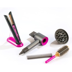 ODS - Dyson, Deluxe Set Supersonic + Corrale, Asciugacapelli Supersonic e Piastra Capelli Giocattolo, Include Spazzola, Diffuso