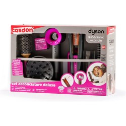 ODS - Dyson, Deluxe Set Supersonic + Corrale, Asciugacapelli Supersonic e Piastra Capelli Giocattolo, Include Spazzola, Diffuso