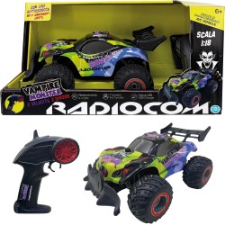 Vampire Monster Speed Auto RC sc.1:18 2.4 Ghz, 7 funzioni, 2 velocità LUCI SOTTOSCOCCA, carica USB