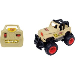 Jurassic Safari Auto RC sc. 1:28 RC 2.4 Ghz, fuoristrada, 7 funzioni ruote mordbide carica USB C