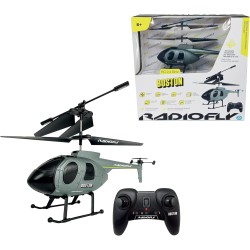Radiofly - Boston Elicottero RC 2.4 Ghz cm 22, 6 funzioni, fermoposizione, decollo/atterraggio assistiti, TEMPO DI VOLO 10 MINU