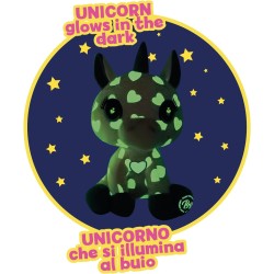 Baby Unicorn - Cuccioli Unicorno Peluche cm 40 Glow in The dark