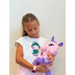 Baby Unicorn - Cuccioli Unicorno Peluche cm 40 Glow in The dark