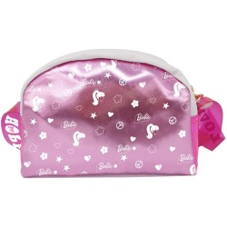 ODS - Barbie - Borsetta Fashion con Tracolla e Chiusura Zip, Ciondolo Inclusa, Misura 22 cm, Età Consigliabile 3+