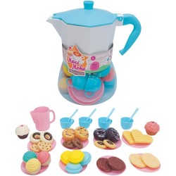 Maisonelle, Maxi Moka con Accessori per Pausa Caffè, Misure Prodotto 27 x 15,4 cm. Giocattolo per Bambini, Età Consigliata +3