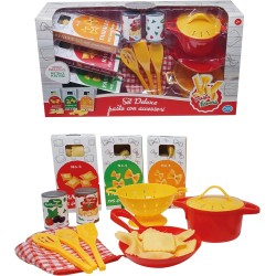 Maisonelle - Pasta Lovers set Deluxe 3 pacchetti di pasta, 3 mestoli, presina, scolapasta, pentola con coperchio, padella 2 bar