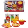 Maisonelle - Pasta Lovers set Deluxe 3 pacchetti di pasta, 3 mestoli, presina, scolapasta, pentola con coperchio, padella 2 bar