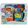 Maisonelle - Shopping playset composto da frigo con funzioni, misura 12x9.5x24 cm, carrello della spesa 2 in 1 con cestino estr