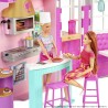 Barbie Set da gioco The Restaurant con oltre 30 accessori da cucina e 6 aree giochi, tra cui bambola, multicolore, giocattolo p
