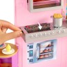 Barbie Set da gioco The Restaurant con oltre 30 accessori da cucina e 6 aree giochi, tra cui bambola, multicolore, giocattolo p