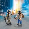PLAYMOBIL Duo Pack 71505 Poliziotto e Ladro Giocattolo per Bambini dai 4 Anni