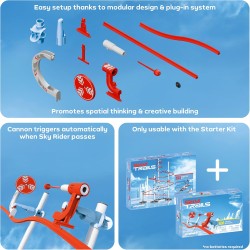 PLAYMOBIL Track Blaster | 71973 | Gioco di costruzione per percorsi veloci e azione | Costruisci, collegati e vivi emozionanti 