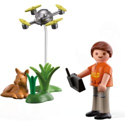 PLAYMOBIL Special Plus 71880 - Salvataggio di un cerbiatto con drone
