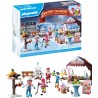 PLAYMOBIL Christmas 71472 Calendario dell'Avvento: Mercatini di Natale, 24 entusiasmanti sorprese, tra cui quattro personag