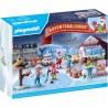 PLAYMOBIL Christmas 71472 Calendario dell'Avvento: Mercatini di Natale, 24 entusiasmanti sorprese, tra cui quattro personag