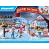 PLAYMOBIL Christmas 71472 Calendario dell'Avvento: Mercatini di Natale, 24 entusiasmanti sorprese, tra cui quattro personag