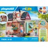 PLAYMOBIL myLife 71509 Casa Eco-sostenibile, Una casa familiare arredata e con Accessori dettagliati, casa con Giardino