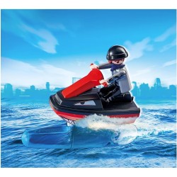 PLAYMOBIL City Action 71570 Inseguimento della polizia in acqua