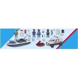 PLAYMOBIL City Action 71570 Inseguimento della polizia in acqua