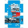 PLAYMOBIL Action Heroes 71597 Furgone Portavalori, inseguimento mozzafiato, tra cui tre poliziotti, un ladro in moto e un cane 