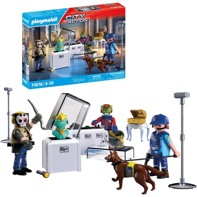 PLAYMOBIL City Action 71876 Diamond Heist Set da gioco con statuine, Furto di diamanti