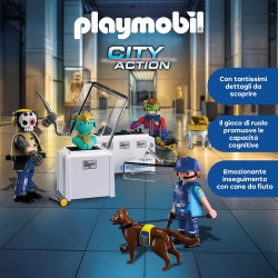 PLAYMOBIL City Action 71876 Diamond Heist Set da gioco con statuine, Furto di diamanti