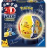 Ravensburger - Puzzle 3d Night Lamp Pokemon Led | Puzzle 3d Bambini 6 Anni O Più | Pokeball Pokemon | Modellismo Da Costruire B