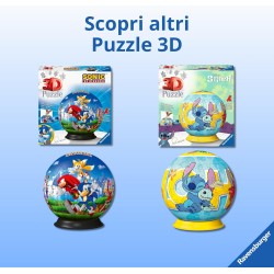 Ravensburger - Puzzle 3d Night Lamp Pokemon Led | Puzzle 3d Bambini 6 Anni O Più | Pokeball Pokemon | Modellismo Da Costruire B