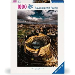 Ravensburger - Puzzle 1000 Pezzi Colosseo Di Roma​ | Puzzle 1000 Pezzi Paesaggi Con Una Misura Di 70x50 Cm | Regalo Per Adulti 