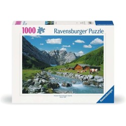 Ravensburger - Puzzle 1000 Pezzi Monti Karwendel, Austria​ | Puzzle 1000 Pezzi Paesaggi Con Una Misura Di 70x50 Cm | Regalo Per