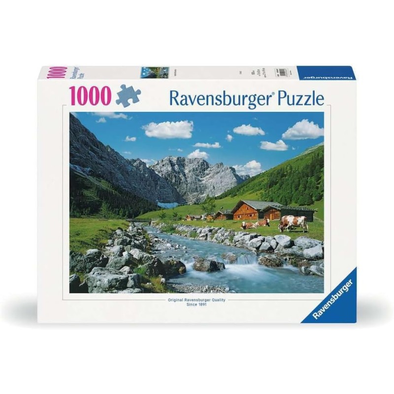 Ravensburger - Puzzle 1000 Pezzi Monti Karwendel, Austria​ | Puzzle 1000 Pezzi Paesaggi Con Una Misura Di 70x50 Cm | Regalo Per