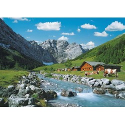 Ravensburger - Puzzle 1000 Pezzi Monti Karwendel, Austria​ | Puzzle 1000 Pezzi Paesaggi Con Una Misura Di 70x50 Cm | Regalo Per