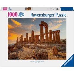 Ravensburger - Puzzle 1000 Pezzi Valle Dei Templi Agrigento​ | Puzzle 1000 Pezzi Paesaggi Con Una Misura Di 70x50 Cm | Regalo P