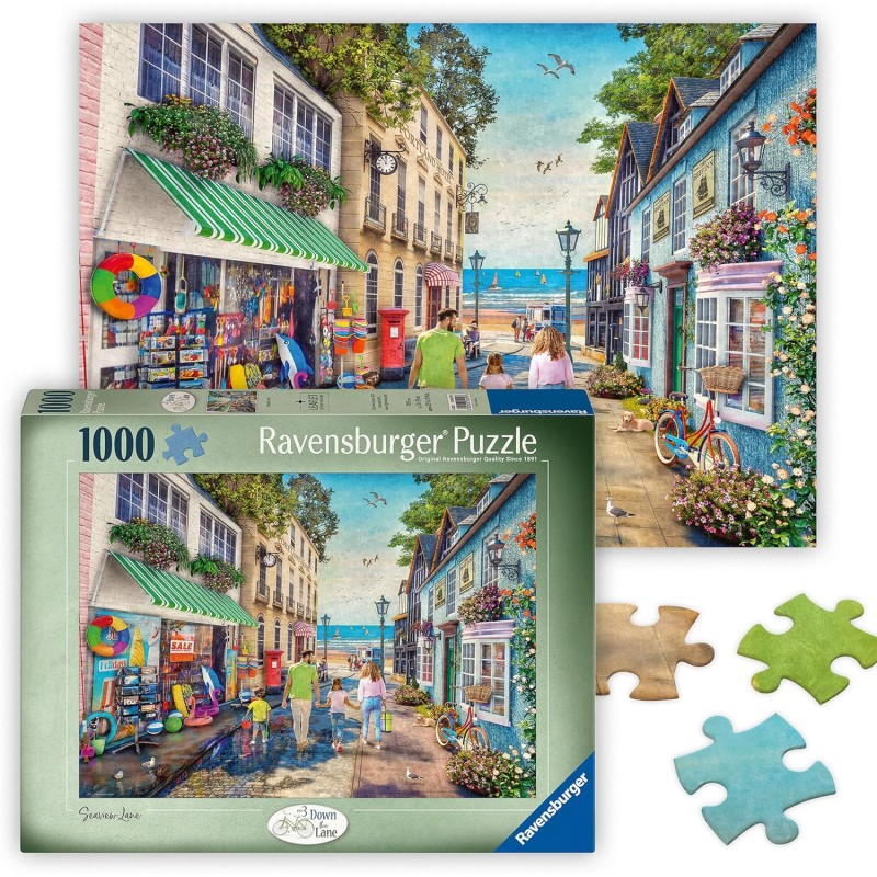 Ravensburger - Puzzle 1000 Pezzi Verso La Spiaggia​ | Puzzle Per Adulti E Bambini Con Una Misura Di 70x50 Cm | Regalo Per Adult
