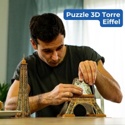 Ravensburger - Puzzle 3d Tour Eiffel | Puzzle 3d Per Bambini | Modellismo Da Costruire Adulti Di 224 Pezzi