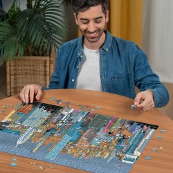 Ravensburger - Puzzle 1000 Pezzi I Am New York​ | Puzzle Per Adulti E Tutta La Famiglie | Dimensione Di 70x50 Cm | Regalo Adult