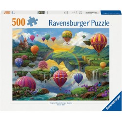 Ravensburger - Puzzle 500 Pezzi Valle Delle Mongolfiere​ | Puzzle Per Adulti E Tutta La Famiglie | Dimensione Di 49x36 Cm | Reg