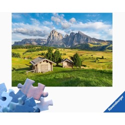 Ravensburger - Puzzle 500 Pezzi Alpe Di Siusi​ | Puzzle Per Adulti E Tutta La Famiglie | Dimensione Di 49x36 Cm | Regalo Adulti