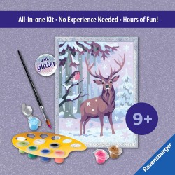 Ravensburger - Creart Serie D: Gli Amici Del Bosco | Dipingere Con I Numeri Bambini 18x24cm | Giochi Creativi Bambina 9 Anni | 