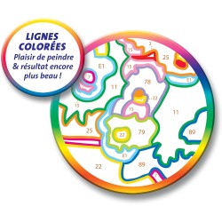 Ravensburger - Creart Serie E Lion King: Il Re Leone | Kit Pittura Bambini | Dipingere con I Numeri Include Tutto Il Necessario