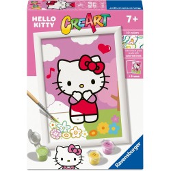 Ravensburger - Creart Serie E Hello Kitty | Kit Pittura Bambini | Dipingere Con I Numeri Include Tutto Il Necessario | Giochi B