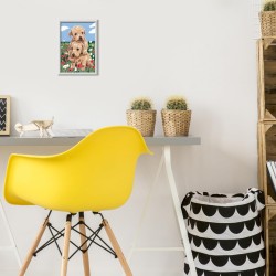 Ravensburger - CreArt Serie E: Golden Retriever Coccolosi, Dipingere con i Numeri, Kit Pittura Bambini, Cornice Inclusa, Gioco 