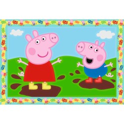 Ravensburger - Creart Serie Junior 2 X Peppa Pig | Kit Pittura Bambini | Dipingere Con I Numeri Include Tutto Il Necessario | G