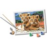 Ravensburger - Creart Serie D Cuccioli Di Leone | Kit Pittura Bambini | Dipingere Con I Numeri Include Tutto Il Necessario | Gi