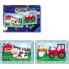 Ravensburger - Creart Serie Junior 2 x Fattoria | Kit Pittura Bambini | Dipingere Con I Numeri Include Tutto Il Necessario | Gi