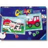 Ravensburger - Creart Serie Junior 2 x Fattoria | Kit Pittura Bambini | Dipingere Con I Numeri Include Tutto Il Necessario | Gi