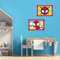 Ravensburger - Creart Junior Pack 2: Spidey | Dipingere con I Numeri Bambini 32x22cm | Giochi Creativi Bambina 5 Anni | Giochi 
